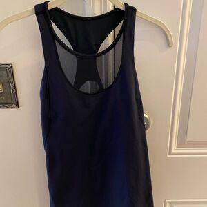 Lululemon navy mesh tank size 6